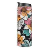 Flower Thermal Tumbler Thermosbeker (Geroteerd rechts)