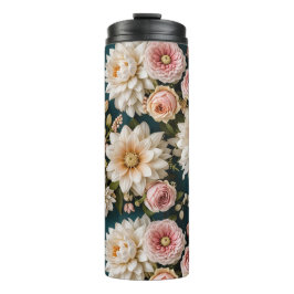 Flower Thermal Tumbler Thermosbeker