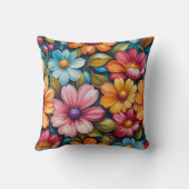 Flower Throw Pillow Kussen (Achterkant)