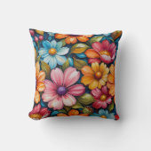 Flower Throw Pillow Kussen (Voorkant)