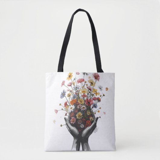 Flower Tote Bag (Voorkant)