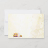 Flower Turtles Baby shower dank u Bedankkaart (Achterkant)