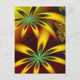 Flower Universal Fine Fractal Art Briefkaart