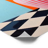 Flower Vase Art Print, Abstract Still Life Oil Pai Poster (Hoek)