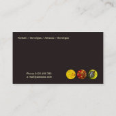 Flower Visitekaartje (Achterkant)