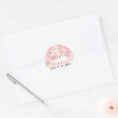 Flower Vrijgezellenfeest Sticker (Envelop)