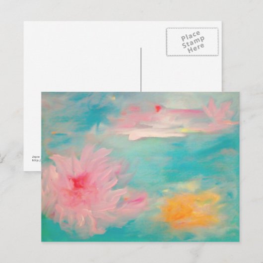 Flower Water Briefkaart (Voorkant / Achterkant)