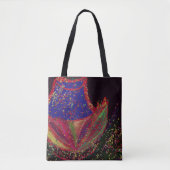 Flower Wearing a Hat Medium Tote Bag (Voorkant)