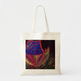 Flower Wearing a Hat Tote Bag