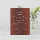 Flower Wedding Enclosure Kaart (Staand voorkant)