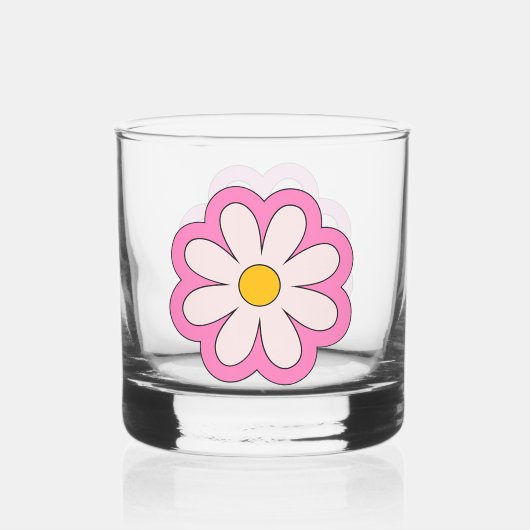 Flower Whisky Glas (Voorkant)