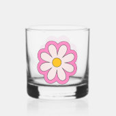 Flower Whisky Glas (Achterkant)