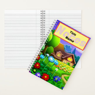 Flower World Spiral Notitieboek