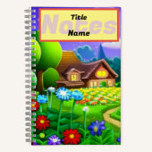 Flower World Spiral Notitieboek (Voorkant)
