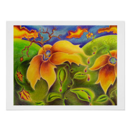 Flower Worlds-poster Perfect Poster