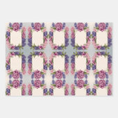 Flower Wrapping met ruimte voor uw bericht Inpakpapier Vel (Voorkant 2)