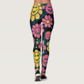 flower yoga gym Leggings (Achterkant)
