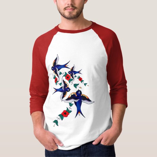 FlowerBird T-shirt (Voorkant)