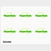FlowerChat 3" Sticker (Vel)