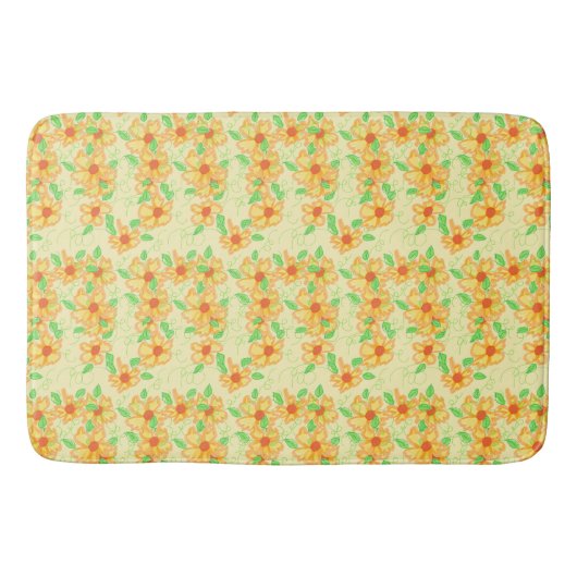Flowered Bath Mat (Voorkant)