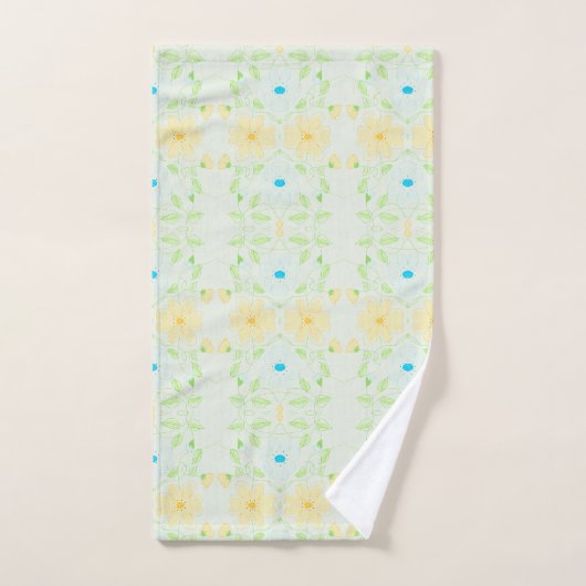  "Flowered Bath Towels" Bad Handdoek (Handdoek)