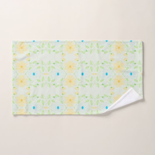  "Flowered Bath Towels" Bad Handdoek (Handdoek)