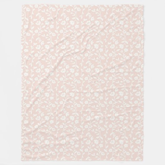 flowered bedding. fleece deken (Voorkant)