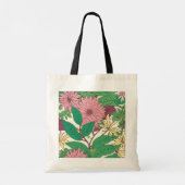 flowered cloth bag tote bag (Achterkant)