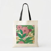 flowered cloth bag tote bag (Voorkant)