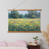 Flowered field hangend wandkleed (Slaapkamer)
