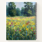 Flowered field notitieboek (Achterkant)