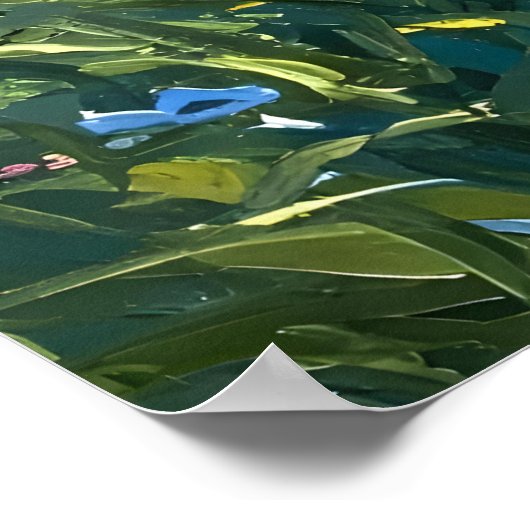 Flowered field poster (Hoek)