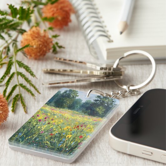 Flowered field sleutelhanger (Voorkant Rechts)