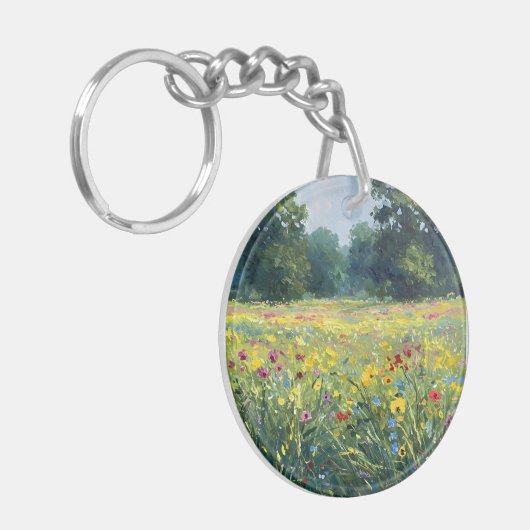 Flowered field sleutelhanger (Voorkant Links)