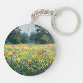 Flowered field sleutelhanger