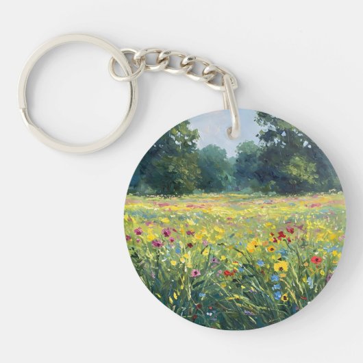 Flowered field sleutelhanger (Voorkant)