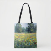 Flowered field tote bag (Voorkant)