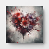 Flowered Heart Fotoplaat (Voorkant)