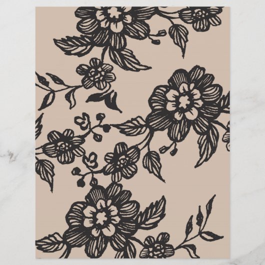 Floweret | Rustige DIY Enveloppen Liner Flyer (Voorkant)