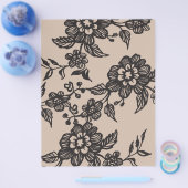 Floweret | Rustige DIY Enveloppen Liner Flyer (Enkel)