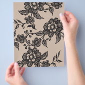 Floweret | Rustige DIY Enveloppen Liner Flyer (Hand)