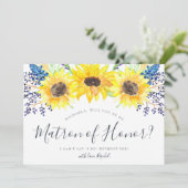 Flowerfields are My Matron of Honor Kaart (Staand voorkant)