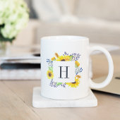 Flowerfields Monogram Koffiemok