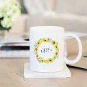 Flowerfields Personalized Koffiemok