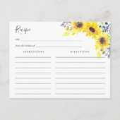 Flowerfields Recept Kaart (Voorkant)