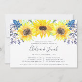 Flowerfields Rehearsal Dinner Invitation Kaart (Voorkant)