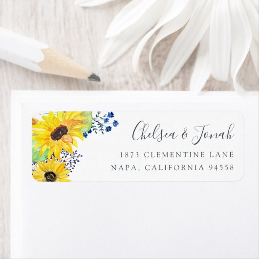 Flowerfields Return-adres Etiket (Insitu)