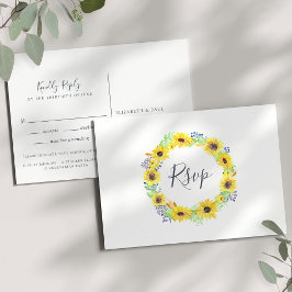 Flowerfields RSVP Briefkaart met de Keuze van de M
