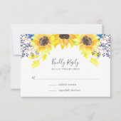 Flowerfields RSVP-kaart RSVP Kaartje (Voorkant)