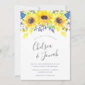 Flowerfields Wedding Uitnodiging (Voorkant)